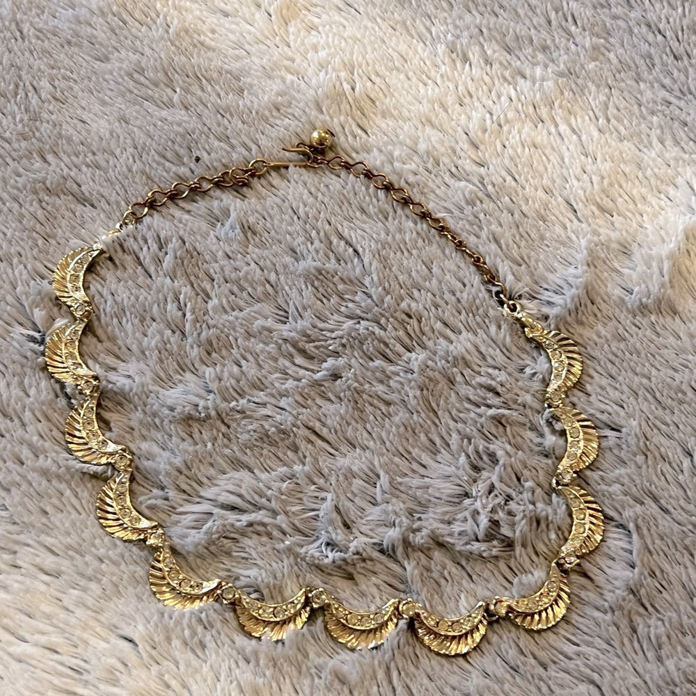 BSK vintage  Gold Necklace